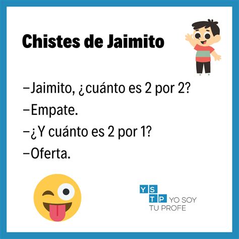 chistes graciosos de jaimito|chistes de jaimito para niños.